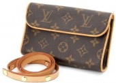 Louis Vuitton 激安　ルイヴィトン 新品　モノグラム　ポシェット　フロランティーヌ　M51855＋サンチュール・プトン　プレション　M67303