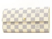 Louis Vuitton 激安　ルイヴィトン 新品　ダミエ・アズール　財布　ファスナー長札　ポルトフォイユ・サラ　N61735