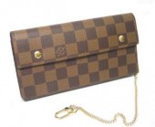 Louis Vuitton 激安　ルイヴィトン 新品　ダミエ　財布　チェーン付長札　ポルトフォイユ・アコルデオン　N60002