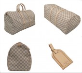 Louis Vuitton 激安　ルイヴィトン 新品　ダミエ・アズール　バッグ　キーポル50　N41430