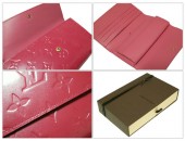 ルイヴィトン 新作 人気 新品 通販＆送料込 ヴェルニ 3折長財布 フランボワーズM9138F