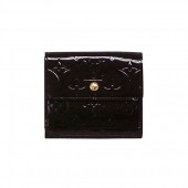 Louis Vuitton 激安　ルイヴィトン 新品　ヴェルニ　財布　Wホック　ポルトフォイユ・エリーズ　アマラント　M93523