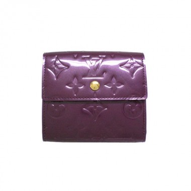 Louis Vuitton 激安　ルイヴィトン 新品　ヴェルニ　財布　Wホック　ポルトフォイユ・エリーズ　ヴィオレット　M93576