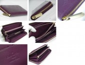 Louis Vuitton 激安　ルイヴィトン 新品　ヴェルニ　財布　ジッピーウォレット　ヴィオレット　M93575
