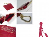 Louis Vuitton 激安　ルイヴィトン 新品　ヴェルニ　ポシェット・クレNM　キーコインケース　小銭入れ　プレート付き　ポムダムール　M93559