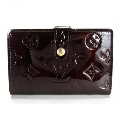 Louis Vuitton 激安　ルイヴィトン 新品　ヴェルニ　財布　がま口　ポルトフォイユ・ヴィエノワ　アマラント　M93521