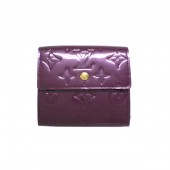Louis Vuitton 激安　ルイヴィトン 新品　ヴェルニ　財布　Wホック　ポルトフォイユ・エリーズ　ヴィオレット　M93576