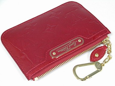 Louis Vuitton 激安　ルイヴィトン 新品　ヴェルニ　ポシェット・クレNM　キーコインケース　小銭入れ　プレート付き　ポムダムール　M93559