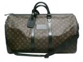 Louis Vuitton 激安　ルイヴィトン 新品　モノグラム　バッグ　ウォータープルーフ・キーポル55　ストラップ付き　M41411