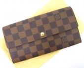 Louis Vuitton 激安　ルイヴィトン 新品　ダミエ　財布　ファスナー長札　ポルトフォイユ・サラ　N61734