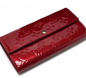 Louis Vuitton 激安　ルイヴィトン 新品　ヴェルニ　財布　ファスナー付き長札　ポルトフォイユ・サラ　ポムダムール　M93530