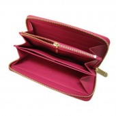 09新作！Louis Vuitton 激安　ルイヴィトン 新品　ヴェルニ　財布　ジッピーウォレット　ローズポップ　M93721