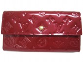 Louis Vuitton 激安　ルイヴィトン 新品　ヴェルニ　財布　三つ折り長札　ポルトフォイユ・インターナショナル　NM　ポムダムール　M93531