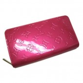 09新作！Louis Vuitton 激安　ルイヴィトン 新品　ヴェルニ　財布　ジッピーウォレット　ローズポップ　M93721