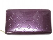 Louis Vuitton 激安　ルイヴィトン 新品　ヴェルニ　ヴィオレット　財布　ジッピー・オーガナイザー　M93609