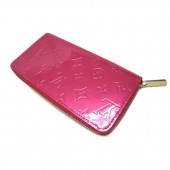 09新作！Louis Vuitton 激安　ルイヴィトン 新品　ヴェルニ　財布　ジッピーウォレット　ローズポップ　M93721