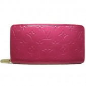 09新作！Louis Vuitton 激安　ルイヴィトン 新品　ヴェルニ　財布　ジッピーウォレット　ローズポップ　M93721