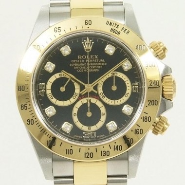 ロレックス 腕時計 新入荷＆送料込　デイトナコンビ　16523G　自動巻