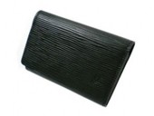 Louis Vuitton 激安　ルイヴィトン 新品　エピ　カードケース　名刺入れ　マチあり　アンヴェロップ・カルト　ドゥ　ヴィジット　ノワール　M56582