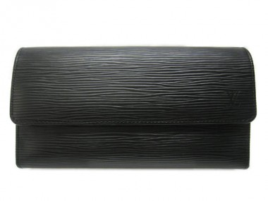 Louis Vuitton 激安　ルイヴィトン 新品　エピ　財布　三つ折り長札　ポルトフォイユ・インターナショナル　ノワール　M63722　新型