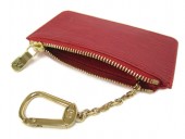 Louis Vuitton 激安　ルイヴィトン 新品　エピ　キーコインケース　ポシェットクレ　ルージュ　ゴールド金具　M63807