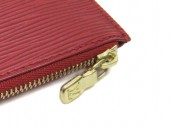 Louis Vuitton 激安　ルイヴィトン 新品　エピ　キーコインケース　ポシェットクレ　ルージュ　ゴールド金具　M63807