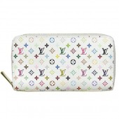 2011年春夏新作　Louis Vuitton 激安　ルイヴィトン 新作 人気 新品 通販＆送料込　モノグラム　マルチカラー　ヴェルティカル　ラウンドファスナー長財布　ジッピーウォレット　(ブロン×オランジュ)　M60274　