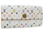 Louis Vuitton 激安　ルイヴィトン 新品　マルチカラー　財布　ファスナー付き長札　ポルトフォイユ・サラ　ブロンｘシトロン（イエロー）　M93743