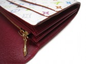 Louis Vuitton 激安　ルイヴィトン 新品　マルチカラー　財布　ファスナー付き長札　ポルトフォイユ・サラ　ブロンｘフィグ（レッド）　M93745