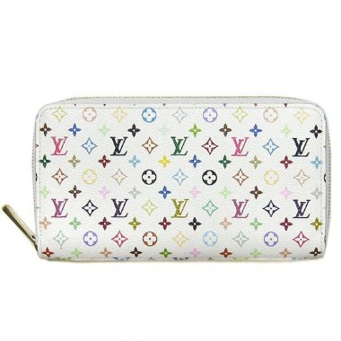 2011年春夏新作　Louis Vuitton 激安　ルイヴィトン 新作 人気 新品 通販＆送料込　モノグラム　マルチカラー　ヴェルティカル　ラウンドファスナー長財布　ジッピーウォレット　(ブロン×オランジュ)　M60274　