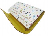 Louis Vuitton 激安　ルイヴィトン 新品　マルチカラー　財布　ファスナー付き長札　ポルトフォイユ・サラ　ブロンｘシトロン（イエロー）　M93743