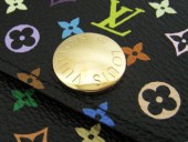 Louis Vuitton 激安　ルイヴィトン 新品　マルチカラー　財布　ファスナー付き長札　ポルトフォイユ・サラNM　ノワール　M93533
