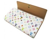Louis Vuitton 激安　ルイヴィトン 新品　マルチカラー　財布　ファスナー付き長札　ポルトフォイユ・サラNM　ブロン　M93532