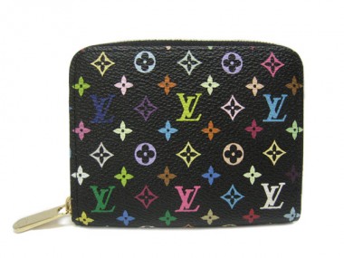Louis Vuitton 激安　ルイヴィトン 新品　モノグラム・マルチカラー　財布　コインケース　カードケース　ジッピー・コインパース　ノワール　M66549