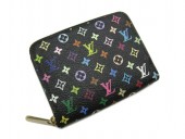 Louis Vuitton 激安　ルイヴィトン 新品　モノグラム・マルチカラー　財布　コインケース　カードケース　ジッピー・コインパース　ノワール　M66549
