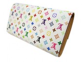 Louis Vuitton 激安　ルイヴィトン 新品　マルチカラー　財布　ファスナー付き長札　ポルトフォイユ・サラNM　ブロン　M93532