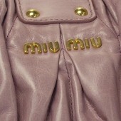miu miu ミュウミュウ 新作＆送料込  N88 MATELASSE マトラッセ ハンドバッグ/ショルダーバッグ ARGILLA クレイ RN0473