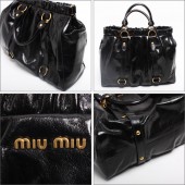 miumiu ミュウミュウ 新作 新入荷＆送料込 2WAY ショルダーハンドバッグ【ブラック】RN0423