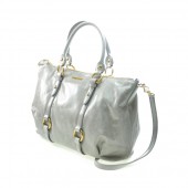 ミュウミュウ 新作＆送料込 MIUMIU　2wayトートバッグ アイボリー レザー RN0621