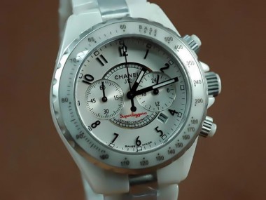 シャネル 新作＆送料込Replica Chanel Watches Superleggera Black, Ceramic Working Chronos J-CH0039