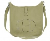 HERMES Evelyne エルメス 新作＆送料込　エヴリンⅡ グレー トゴ シルバー金具 HRB-i034