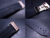 HUBLOT　ビッグ・バン ブラックカーボンダイヤル PG 薄ブルーコーティング クオーツ hb009