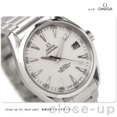 オメガ 腕時計 ＆送料込 OMEGA シーマスター アクアテラ コーアクシャル クロノメーター メンズ 腕時計 デイト シルバー 231.10.42.21.02.001