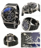 オメガ 腕時計 OMEGA コンステレーション ダブルイーグル 腕時計 自動巻き ブラック 121-92-35-50-01-001
