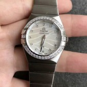 オメガ OMEGA コンステレーション ブラッシュ クォーツ Constellation Brush Quartz 123.15.24.60.55.002
