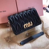 miumiu ミュウミュウ 新作 新入荷＆送料込 2WAY ショルダーハンドバッグ【ブラック】RN5069