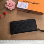 ルイヴィトン　ポルトフォイユ・クレマンス　カーフスキン　モノグラム　 カードケース　小銭入れ　長財布　ピンク　M60171