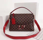 ルイヴィトン 人気 LOUISVUITTON 赤色 ダミエ　通販 ＆送料込 N40176