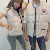 カナダグース レディース オフベージュ 男女兼用 新作＆送料込人気 婦人服 ダウンベスト canadagoose048