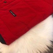 カナダグース レディース 赤色 男女兼用 新作＆送料込人気 婦人服 ダウンベスト canadagoose049